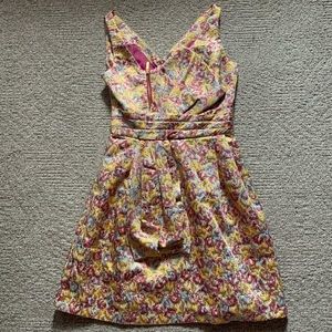 Zac Posen Target brocade asymmetrical floral dress